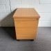 Beech 3 Drawer Mobile Pedestal