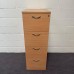 Beech 4 Drawer Filing Cabinet - Grade B
