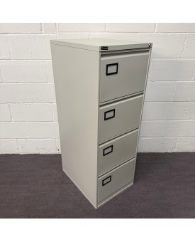 Triumph Silver Filing Cabinet- 4 Drawer