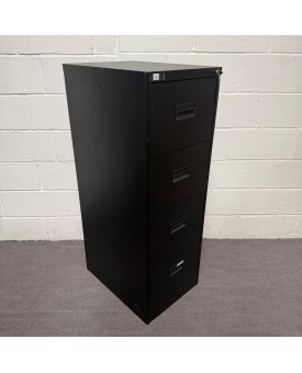 Black Filing Cabinet- 4 Drawer