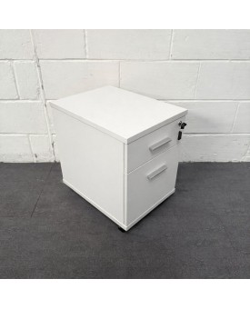 White Mobile Pedestal - Brand New