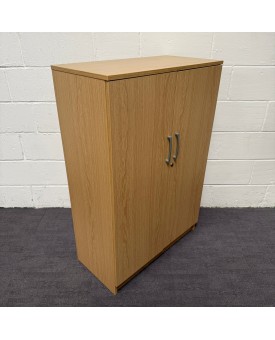 Oak 2 shelf Cupboard- 1200mm High