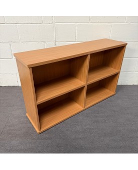 Beech 1 Shelf Bookcase with Centre Support - 730mm High