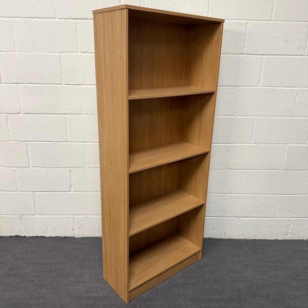 Oak 3 Shelf Bookcase- 1800mm High