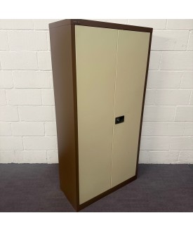 Bisley Coffee and Cream 3 Shelf Cupboard