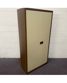 Bisley Coffee and Cream 3 Shelf Cupboard