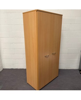 Beech Tall 4 Shelf Cupboard- 2055mm High