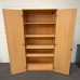 Beech Tall 4 Shelf Cupboard- 2055mm High