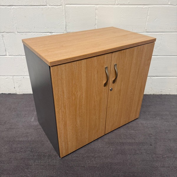 Oak 1 shelf Cupboard- 740mm High