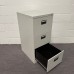 Silver Filing Cabinet- 3 Drawer