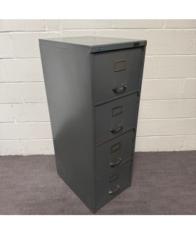 Vintage Grey Sheer Pride Filing Cabinet- 4 Drawer