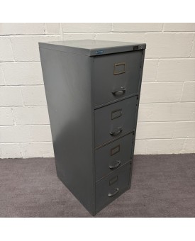 Vintage Grey Sheer Pride Filing Cabinet- 4 Drawer