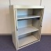 Flexiform Silver and Light Grey 2 Shelf Tambour