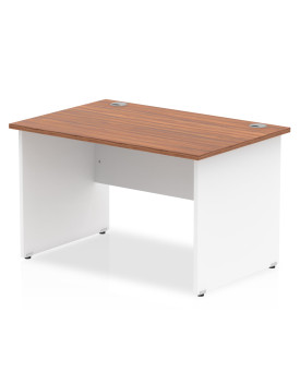 Straight economy desk - 1200mm x 800mm - Two tone panel end- CHOICE OF COLOUR 