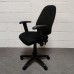 Black Operator Chair- Adjustable Arms 