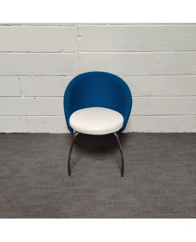 Blue and White Static Chair 
