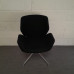 Black Swivel Kruze Chair by Boss Design