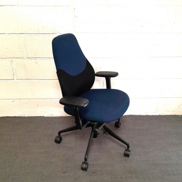 Blue Orangebox Flo Chair- Fully Ergonomic