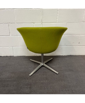 Walter Knoll Lime Fabric Easy Chair 