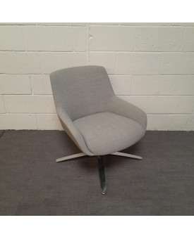 Grey DNA Swivel Chair by Boss Design