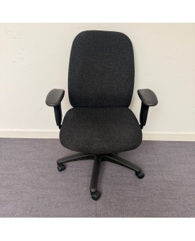 Charcoal Task Chair- Adjustable Arms Charcoal Task Chair- Adjustable Arms