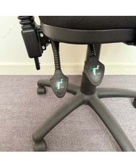 Black Operator Chair- Adjustable Arms