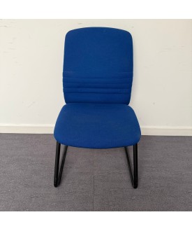 Blue Fabric Static Chair