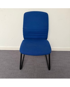 Blue Fabric Static Chair