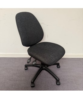 Charcoal Operators Chair- No Arms