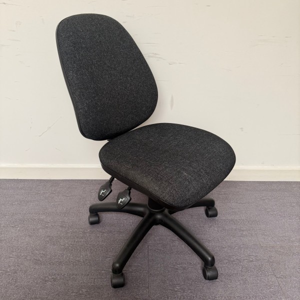 Charcoal Operators Chair- No Arms