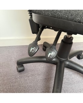 Charcoal Operators Chair- No Arms