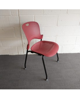 Herman Miller Red Stacking Chair 