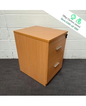 Beech 2 Drawer Filing Cabinet- Brand New Beech 2 Drawer Filing Cabinet- Brand New