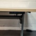 Maple Height Adjustable Straight Desk- 1200 x 800 