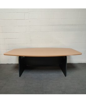 Beech meeting table- 2200 x 1000