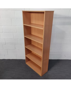 Beech Four Shelf Bookshelf- 1800 high