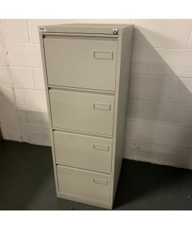 Grey filing cabinet- 4 drawer 