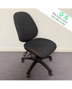 Charcoal Operators Chair- No Arms