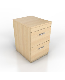 2 drawer filing cabinet - Maple