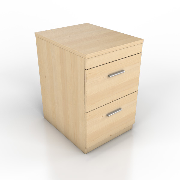 2 drawer filing cabinet - Maple