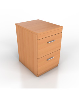 2 drawer filing cabinet – Beech