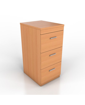 3 drawer filing cabinet – Beech