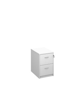 2 drawer economy filing cabinet - White