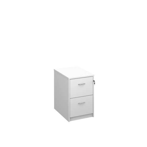 2 drawer economy filing cabinet - White