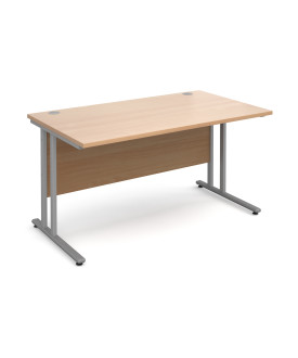 Straight economy desk - 1600mm x 800mm - Beech