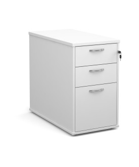3 drawer economy 800 desk high pedestal -  - White