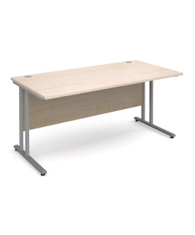 Straight economy desk - 1600mm x 800mm - Maple