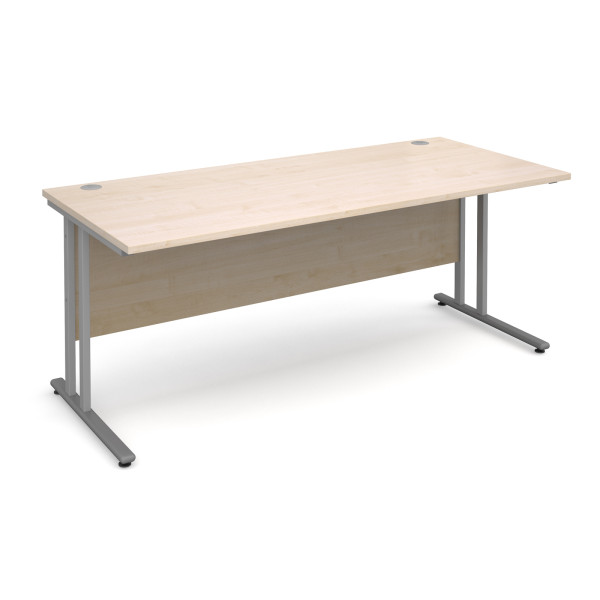 Straight economy desk - 1800mm x 800mm - Maple