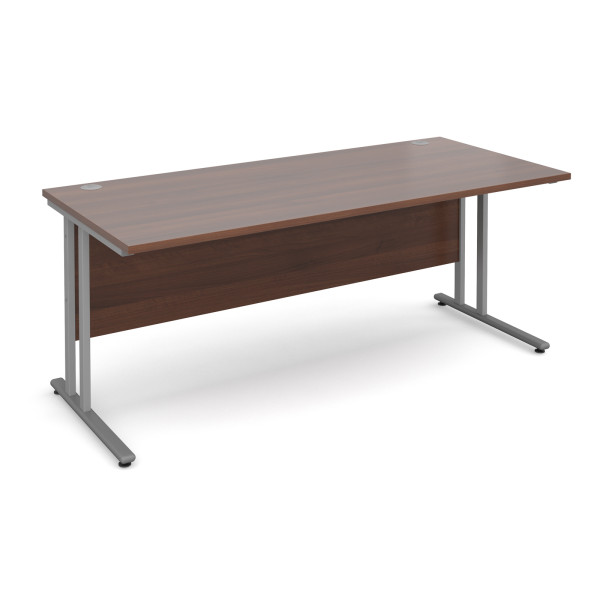 Straight economy desk - 1800mm x 800mm - Walnut