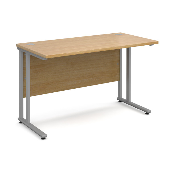 Straight economy desk - 1200mm x 600mm - Oak